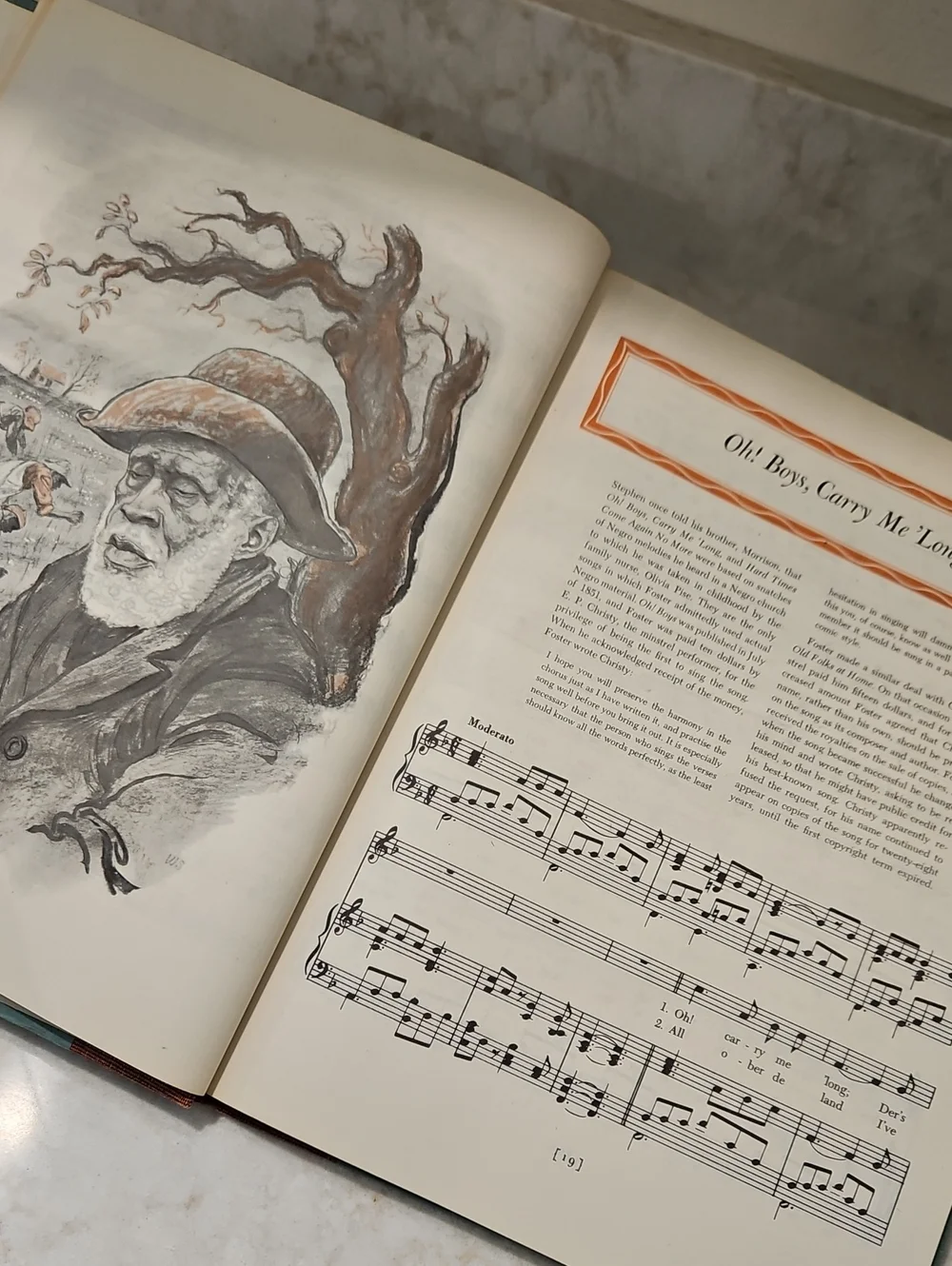 A Treasury of Stephen Foster Song Book ~ First Printing